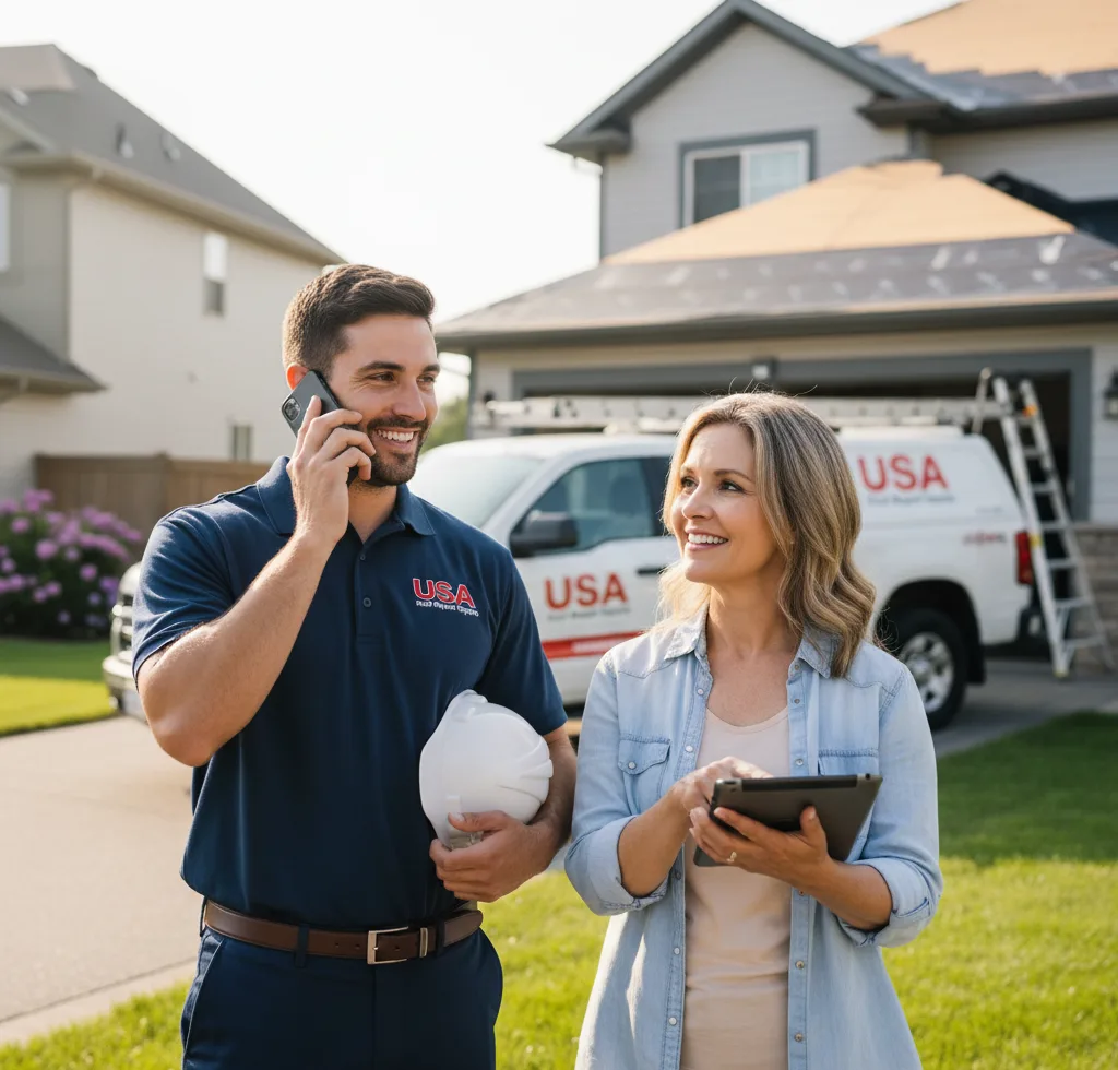 USA Roof Repair Experts customer support in Ghent